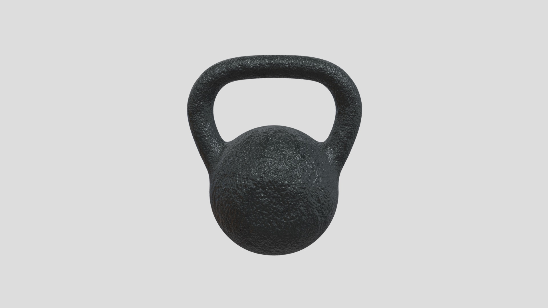3D model Kettle Bell - This is a 3D model of the Kettle Bell. The 3D model is about a black and white photo of a black pear.