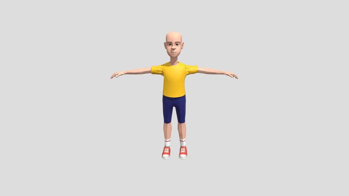 Caillou Platogon 3D Model 3D Model