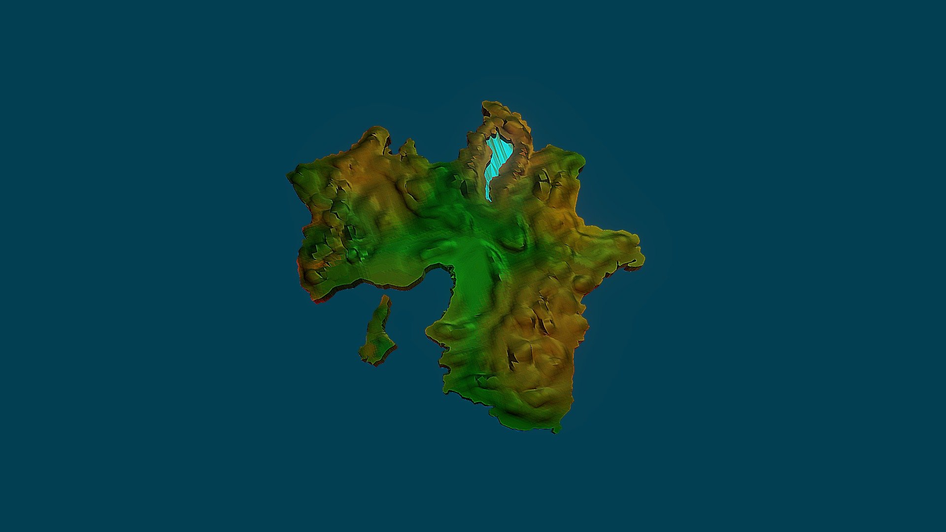 日本国近畿地方立体地図（Kinki region of Japan 3D map） — Sketchfab embed 3D viewer