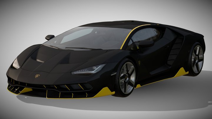 2017 Lamborghini Centenario LP770-4 – Free 3D Model STL