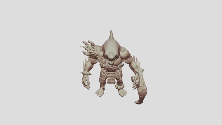 Merged_shark 3D Model
