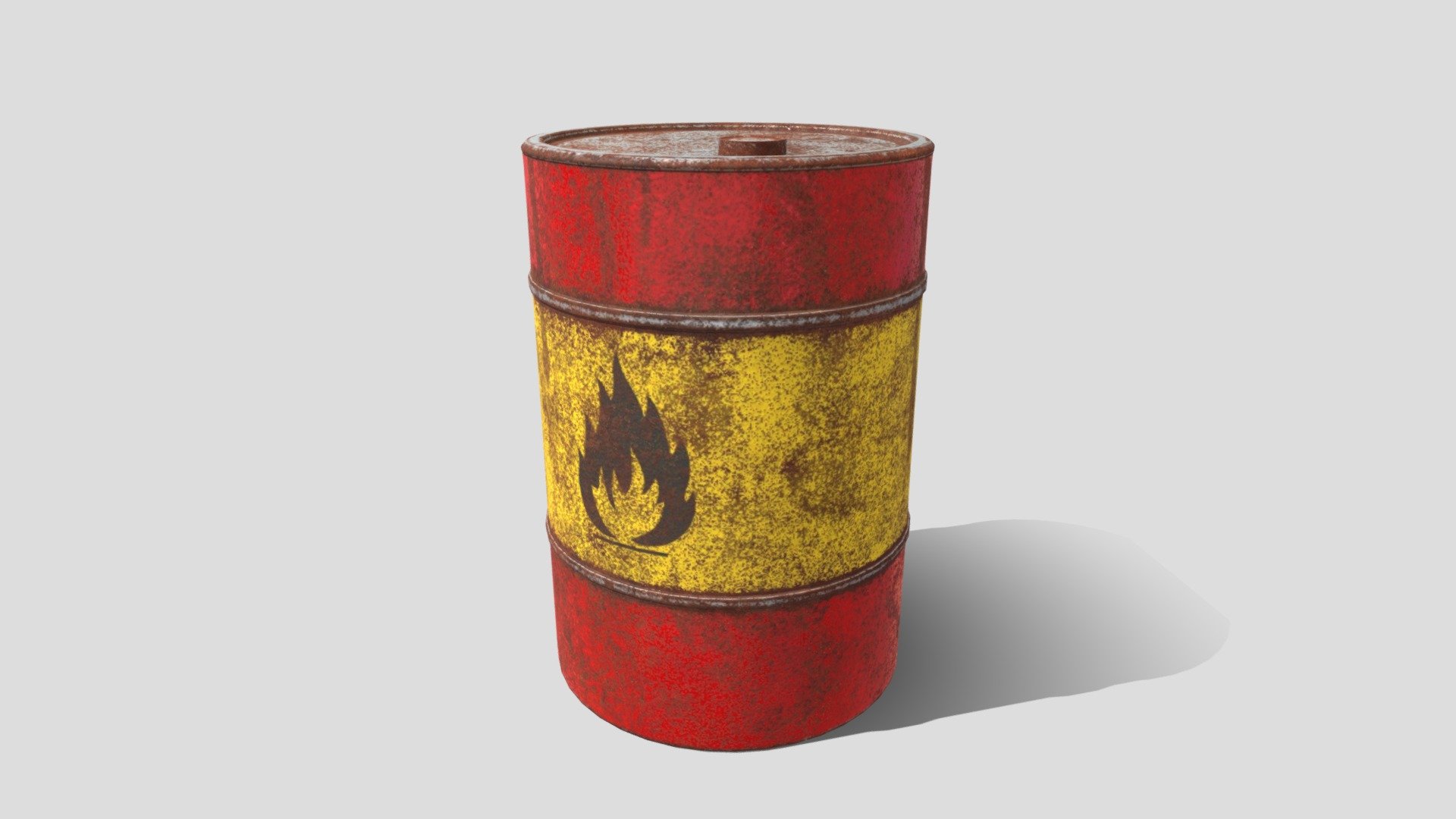 Oil Barrel Download Free 3D model by satto3