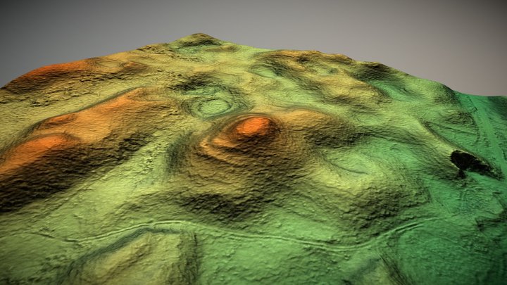 Strakiškės piliakalnis (Lithuania) – Gratis 3D-model STL