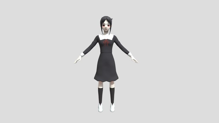 Kaguya Character Model 3D Model