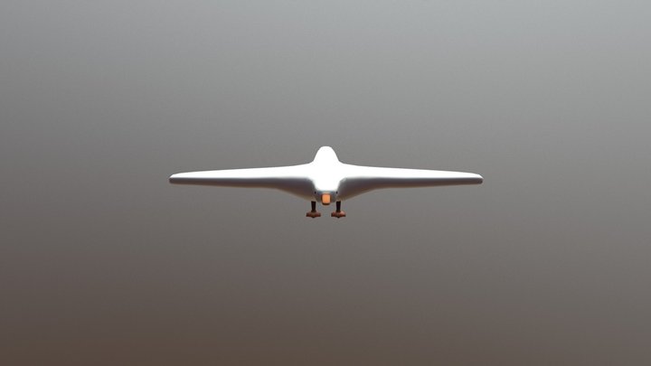 animated 'beautiful' low-poly seagull 3D Model