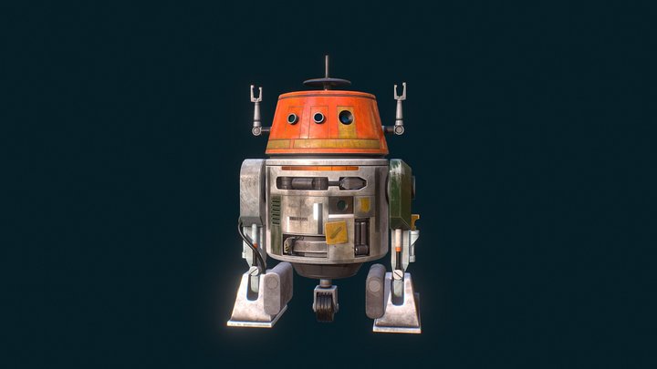 Chopper C1-10P Star Wars Rebels 3D Model