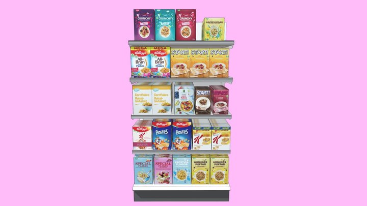 cereal shelf – Modelo 3D gratuito STL