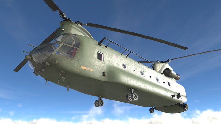 Chinook 3D Model
