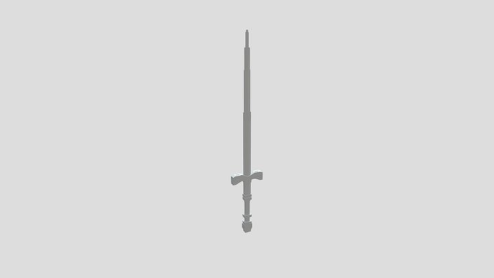 Minecraft Sword 3D Model