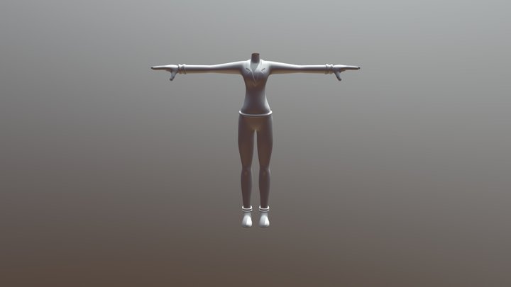 Mandy Body First Draft Smooth 3D Model