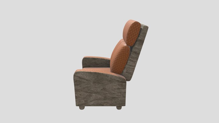 sofa one seater 3D Model