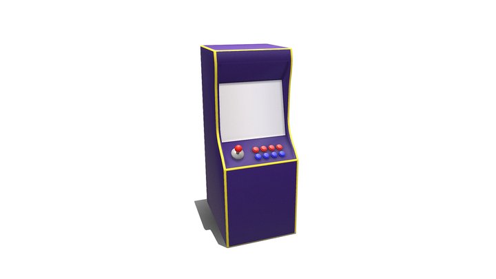 Arcade Machine 3D Model