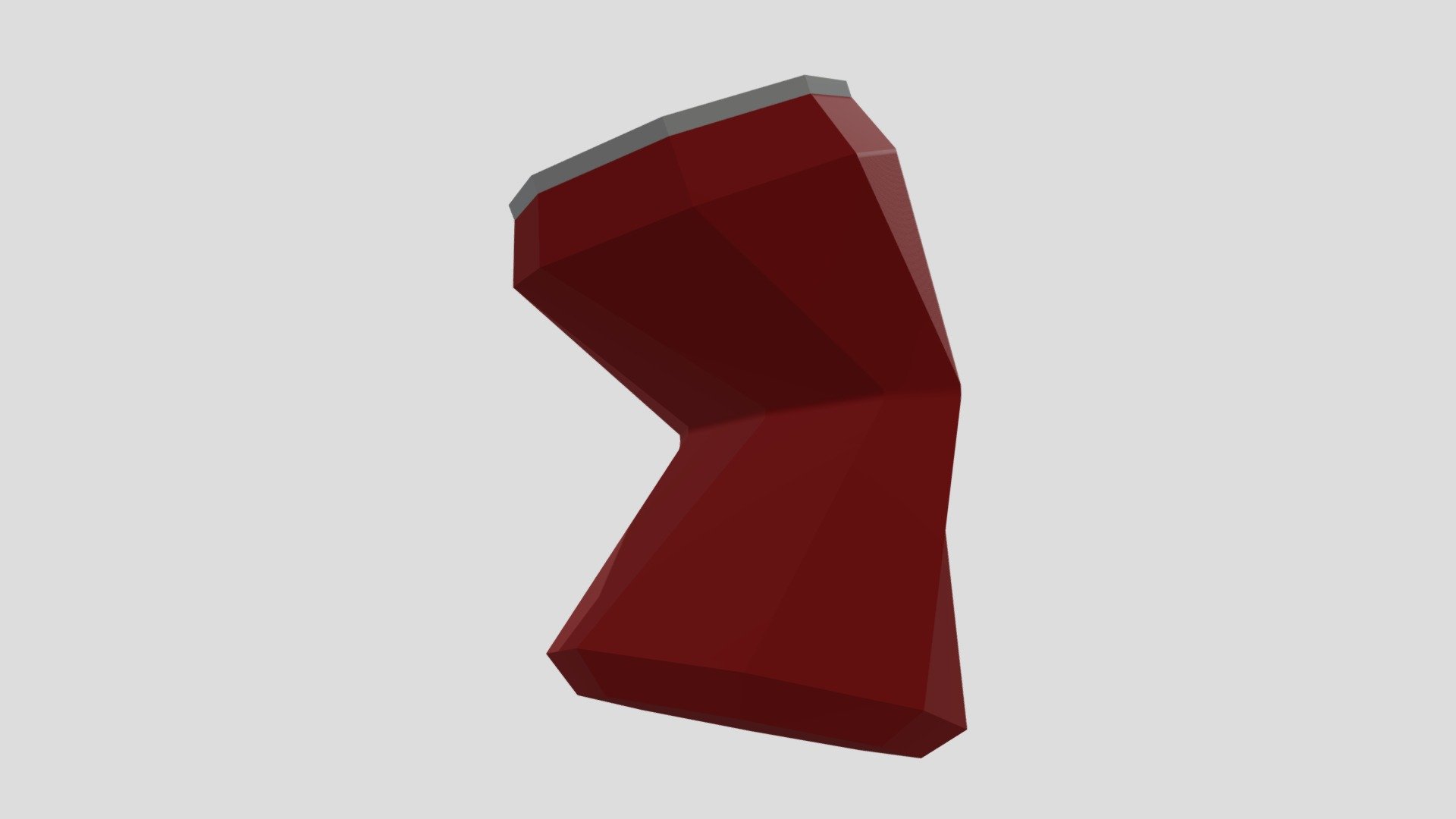 Low Poly Crushed Can