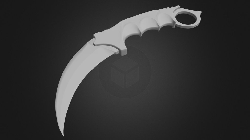 Karambit Knife - Downloads - A 3D model collection by The Lister  (@MortemNightshade) - Sketchfab