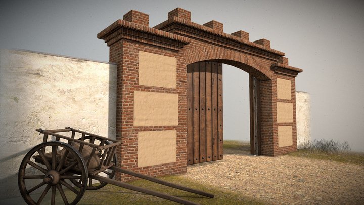 Puerta del Sol (reedificación de 1539) 3D Model