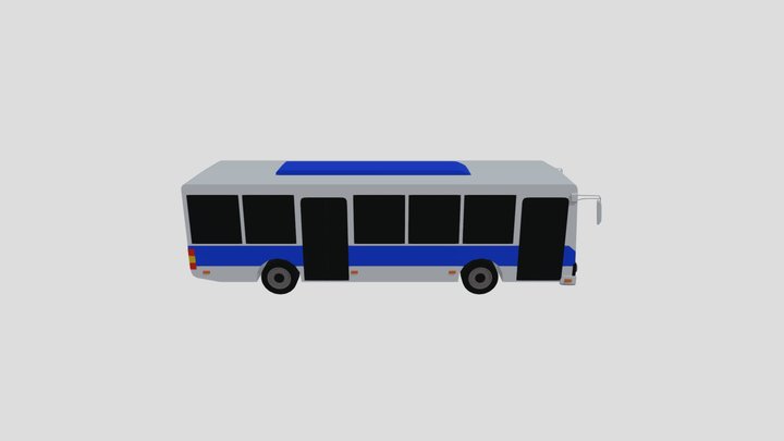 Rotb Transit Bus 3D Model