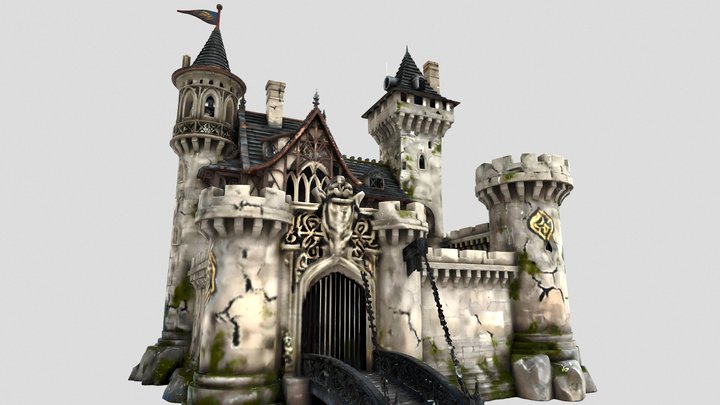 🏰{Historic-}X{-Castle-{'E'}🏰 – Modèle 3D gratuit STL