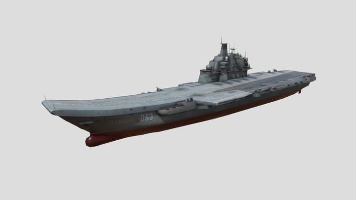 Admiral Kuznetsov Aircraft Carrier (Prop) 3D Model