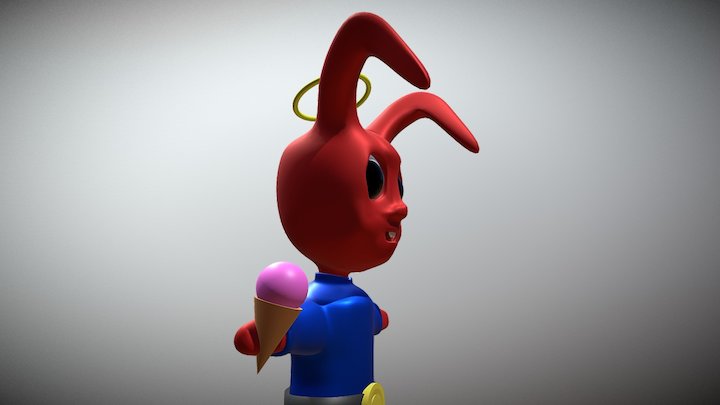 Cartoon Antman 3D Model