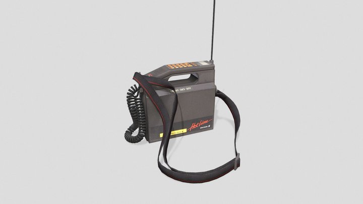 Ügyeletes mérnöki mobiltelefon 3D Model