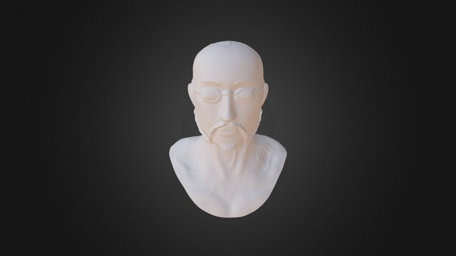 First Character Face 3D Model