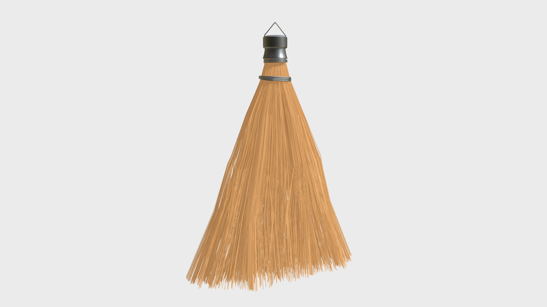 3D model Whisk broom - This is a 3D model of the Whisk broom. The 3D model is about a triangular shaped lamp.