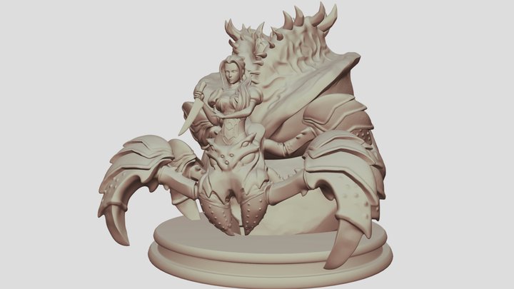 Fatale Queen Miniature 3D Model