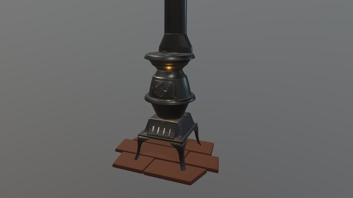 Iron Stove HP 3D Model
