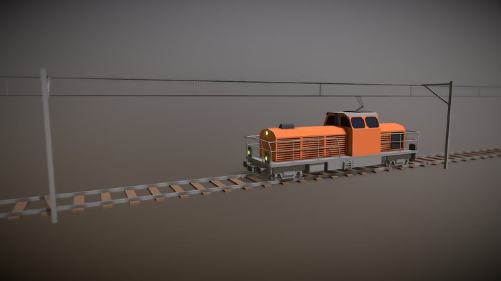 Locomotive D75BB 3D Model