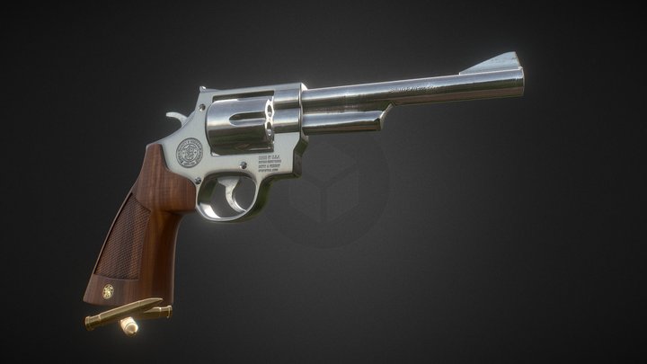 Model 29 - Classic 6 Smith & Wesson 3D Model