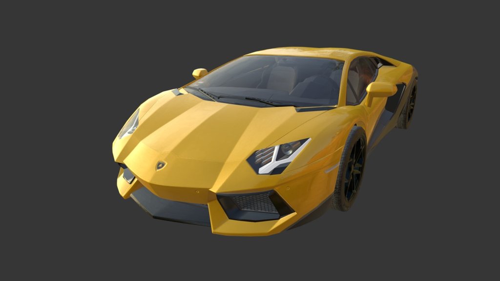 Lamborghini - 3D model by Wei (@cchang) [825f6e1] - Sketchfab