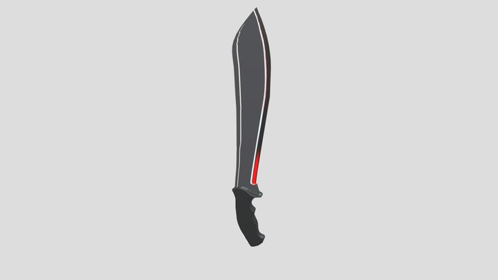 BloodKill Machete 3D Model