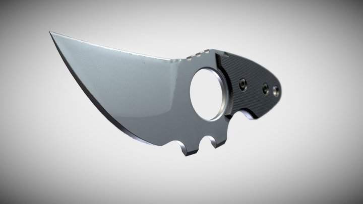 Tactical Nemoto Knife 3D Model