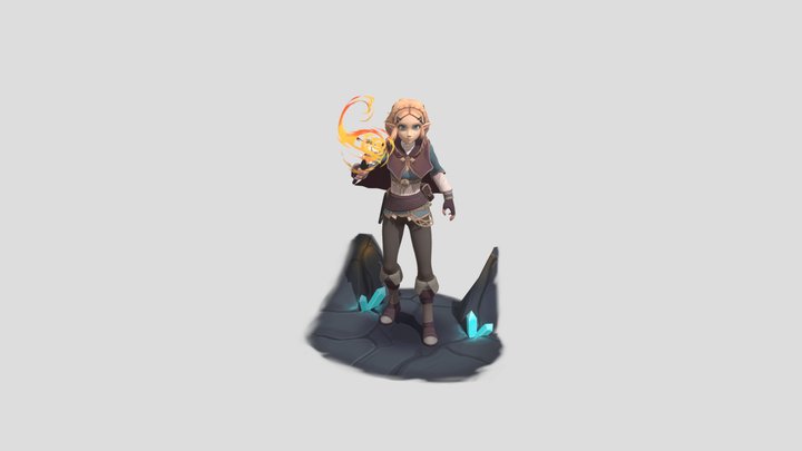 Zelda - Breath Of The Wild 3D Model