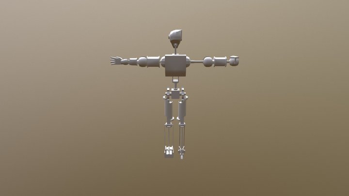 Scrap-bot 3D Model