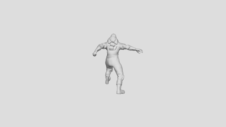 Hazmat  Knocks On Window 3D Model