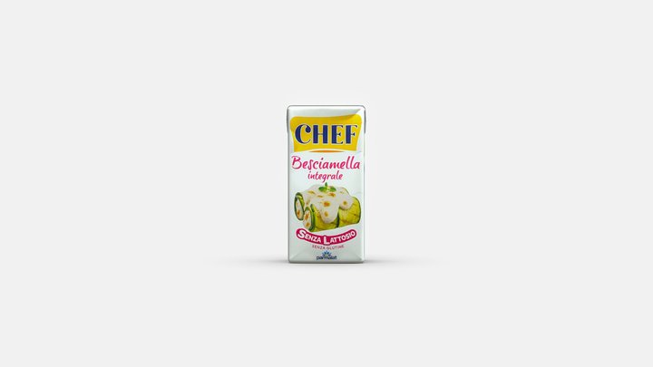 Chef Besciamella senza lattosio brik 500 ml 3D Model