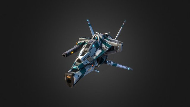 Taiidan Republic Interceptor 3D Model