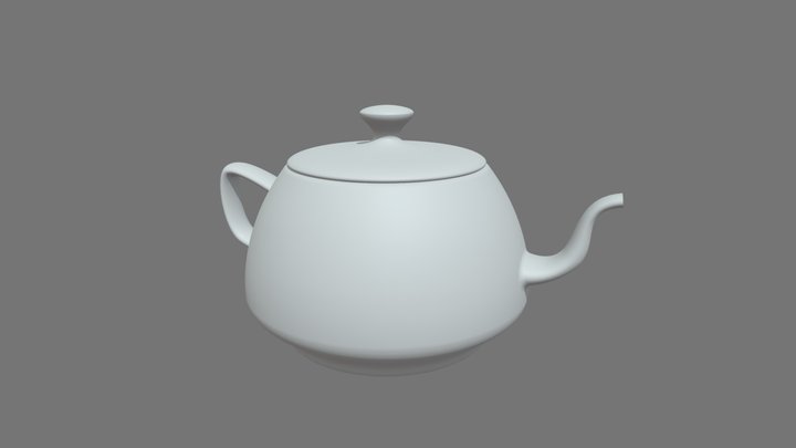 Teapot Model View 3D Model