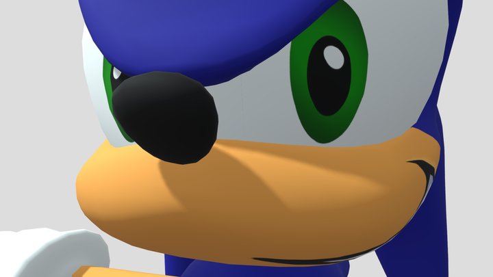 Sonic DCM Issue 1 Cover 3D Model