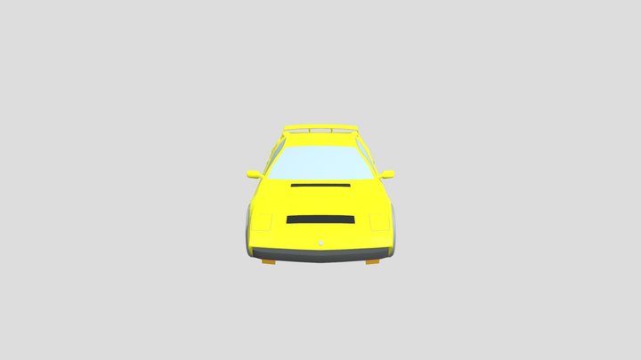 Maserati Merak scale1-40 lowpoly for 3D-printing