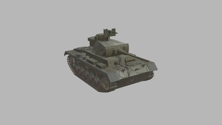Military Tank 3D Model