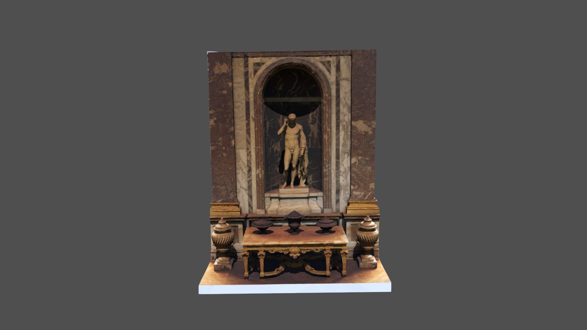 Vases "aux canaux tournants"