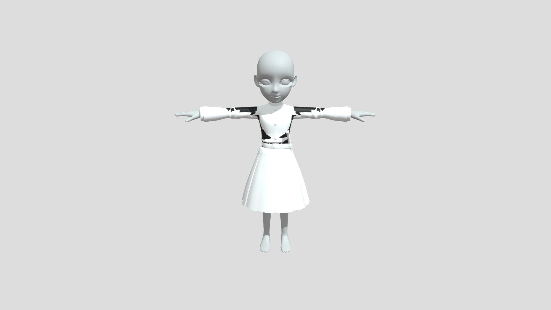 Dres FBX file prefab zepeto template 3D Item - Download Free 3D model ...