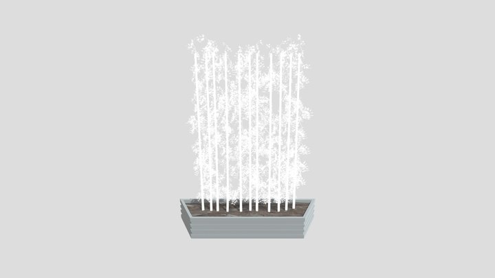 Outdoor Bamboo Vase Tree