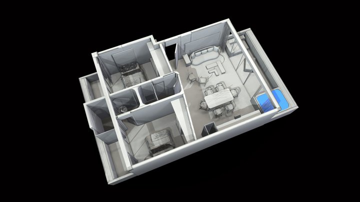 Calm 3D Model