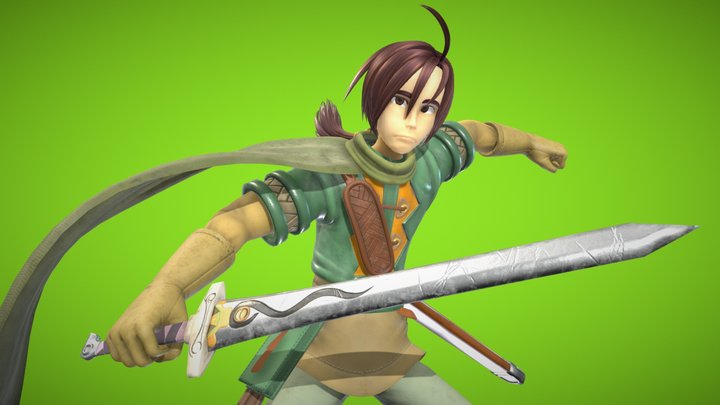 Golden Sun - Felix 3D Model