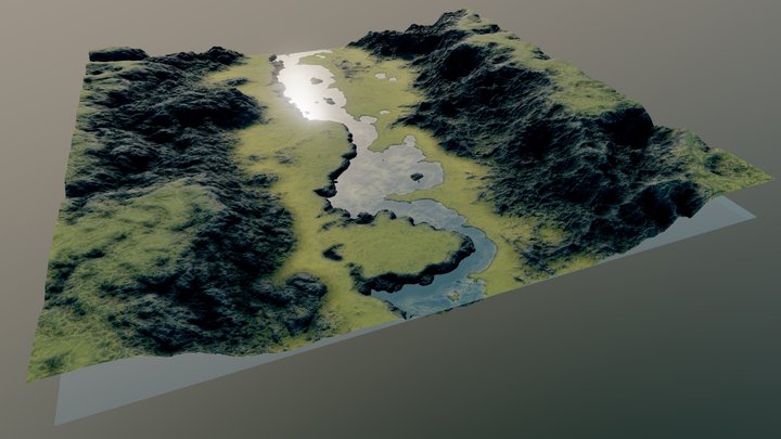 Terrain 3D Model