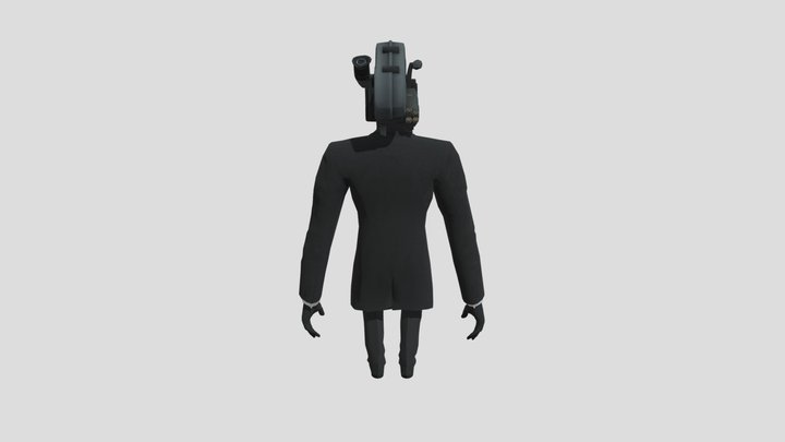 LARGE CAMERAMAN 3D Model
