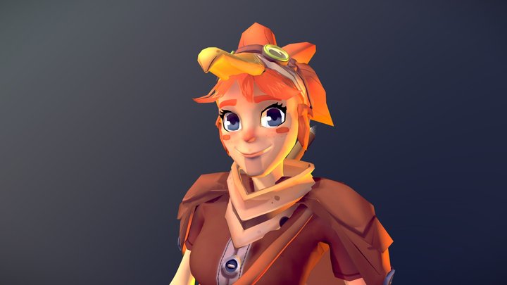 Maia "The Brave Chicken Warrior" 3D Model